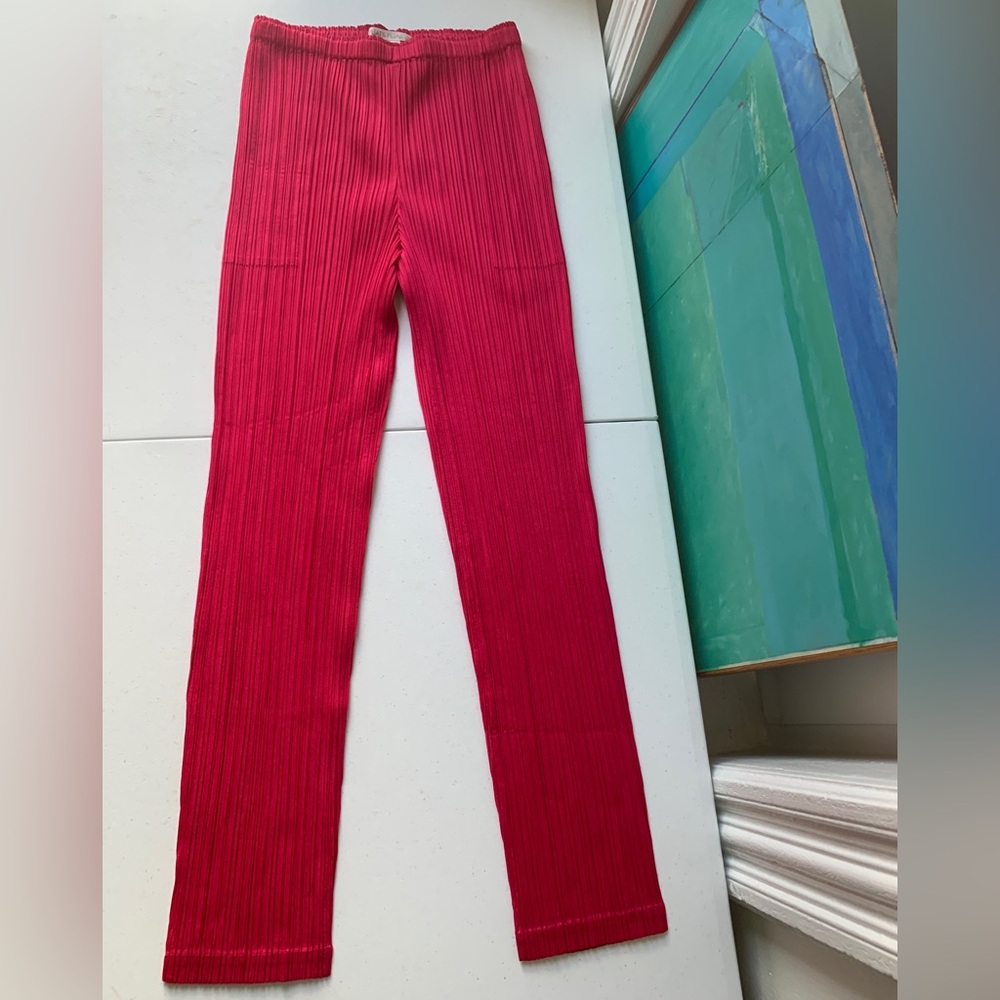 Issey Miyake Pleats Please Pink Pants in Size 3
